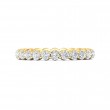 FlyerFit® 18K Yellow Gold Eternity Wedding Band