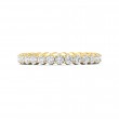 FlyerFit® 18K Yellow Gold Eternity Wedding Band