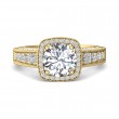 FlyerFit® 18K Yellow Gold Encore Engagement Ring