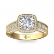 FlyerFit® 18K Yellow Gold Encore Engagement Ring