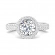 FlyerFit® Platinum Encore Engagement Ring