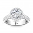 FlyerFit® Platinum Encore Engagement Ring