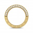 FlyerFit® 14K Yellow Gold Vintage Wedding Band