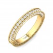 FlyerFit® 14K Yellow Gold Vintage Wedding Band