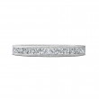 FlyerFit® 18K White Gold Vintage Wedding Band