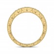 FlyerFit® 18K Yellow Gold Vintage Wedding Band