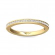 FlyerFit® 14K Yellow Gold Channel  Wedding Band