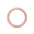 FlyerFit® 18K Pink Gold Vintage Wedding Band