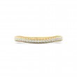 FlyerFit® 18K Yellow Gold Vintage Wedding Band