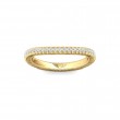 FlyerFit® 18K Yellow Gold Vintage Wedding Band