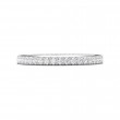 FlyerFit® Platinum Vintage Wedding Band