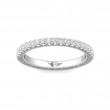 FlyerFit® Platinum Vintage Wedding Band