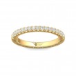 FlyerFit® 18K Yellow Gold Vintage Wedding Band