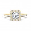 FlyerFit® 14K Yellow Gold Vintage Engagement Ring