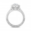 FlyerFit® 18K White Gold Vintage Engagement Ring