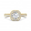 FlyerFit® 18K Yellow Gold Vintage Engagement Ring