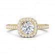 FlyerFit® 18K Yellow Gold Vintage Engagement Ring