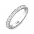 FlyerFit® Platinum Vintage Wedding Band