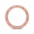 FlyerFit® 14K Pink Gold Vintage Wedding Band