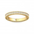 FlyerFit® 14K Yellow Gold Vintage Wedding Band