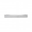 FlyerFit® 18K White Gold Micropave Bead Set Wedding Band