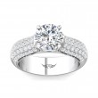 FlyerFit® Platinum Encore Engagement Ring