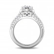 FlyerFit® Platinum Encore Engagement Ring