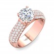 FlyerFit® 14K Pink Gold Encore Engagement Ring