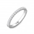 FlyerFit® Platinum Vintage Wedding Band