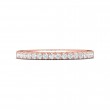 FlyerFit® 18K Pink Gold Vintage Wedding Band