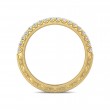 FlyerFit® 14K Yellow Gold Vintage Wedding Band