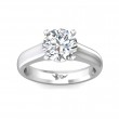 FlyerFit® 18K White Gold Encore Engagement Ring