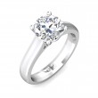 FlyerFit® 18K White Gold Encore Engagement Ring