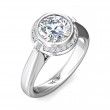 FlyerFit® Platinum Encore Engagement Ring