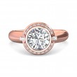 FlyerFit® 18K Pink Gold Encore Engagement Ring