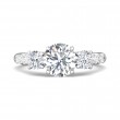 FlyerFit® Platinum Encore Engagement Ring