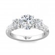 FlyerFit® Platinum Encore Engagement Ring