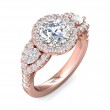 FlyerFit® 14K Pink Gold Encore Engagement Ring