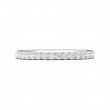 FlyerFit® 14K White Gold Vintage Wedding Band