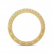 FlyerFit® 14K Yellow Gold Vintage Wedding Band