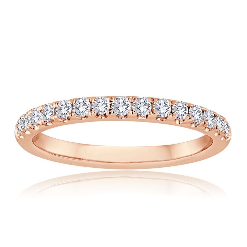 Round Diamond Pavé Band