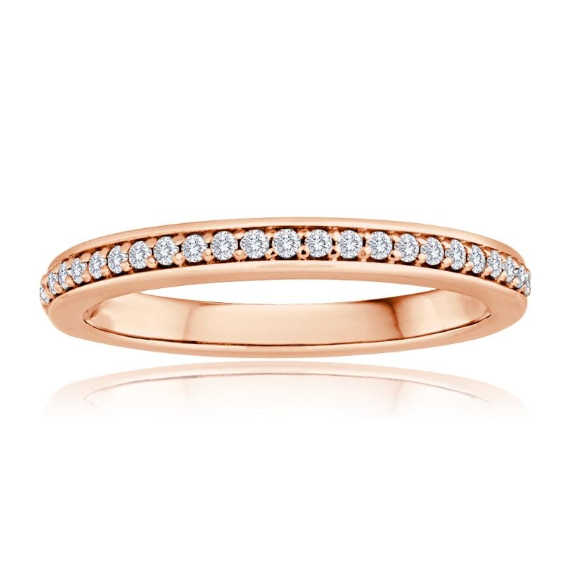 Round Diamond Pavé Band