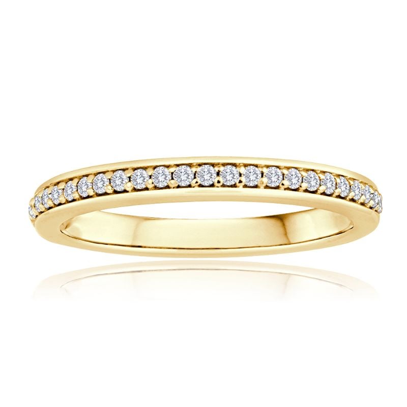 Round Diamond Pavé Band