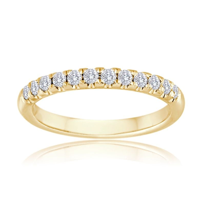 Round Diamond Pavé Band