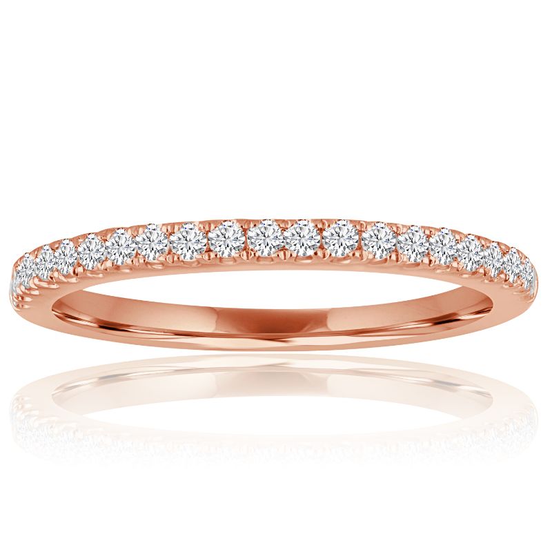 Round Diamond Pavé Band