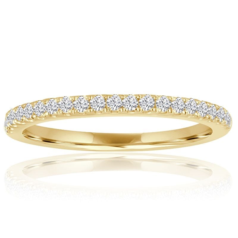 Round Diamond Pavé Band