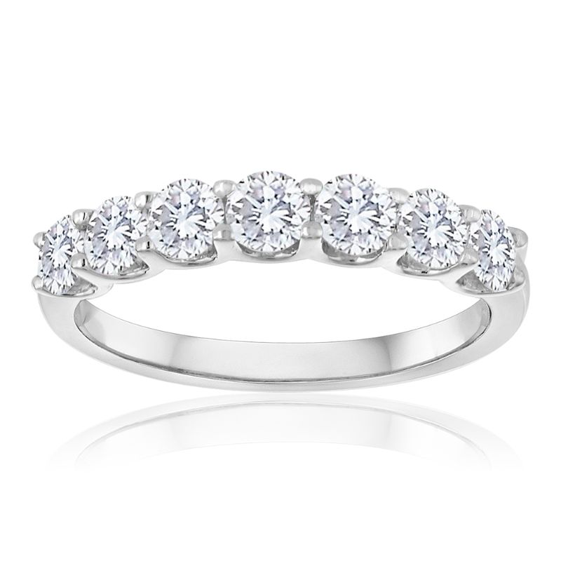 Round Diamond U-Prong Band