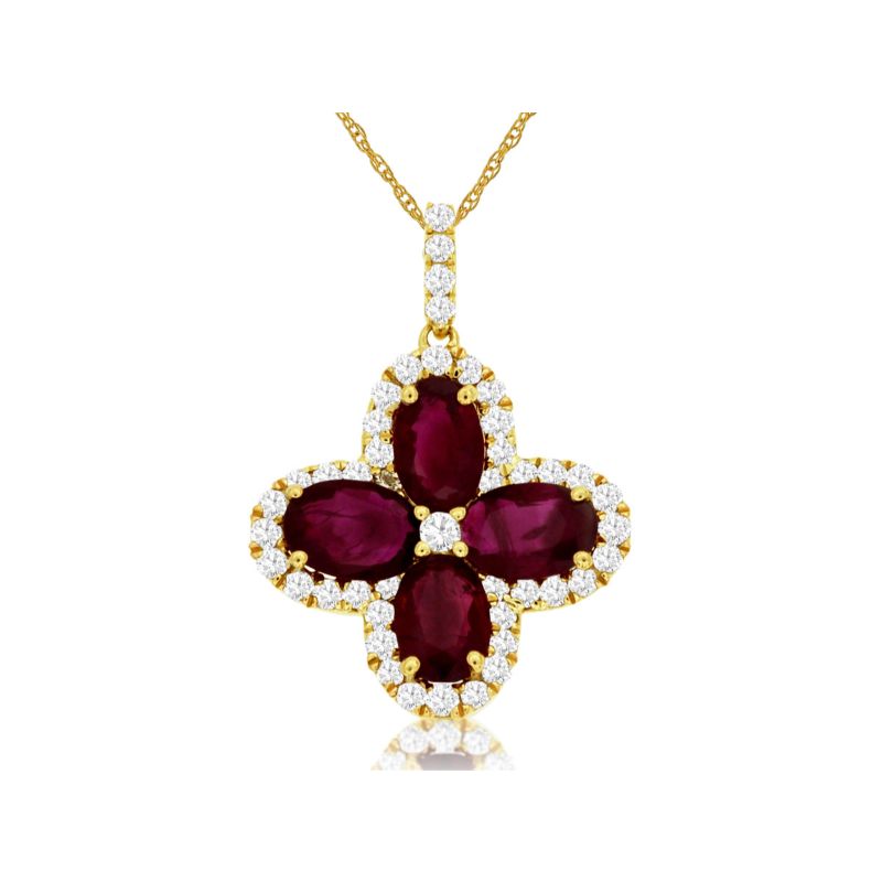 Ruby & Diamond Pendant