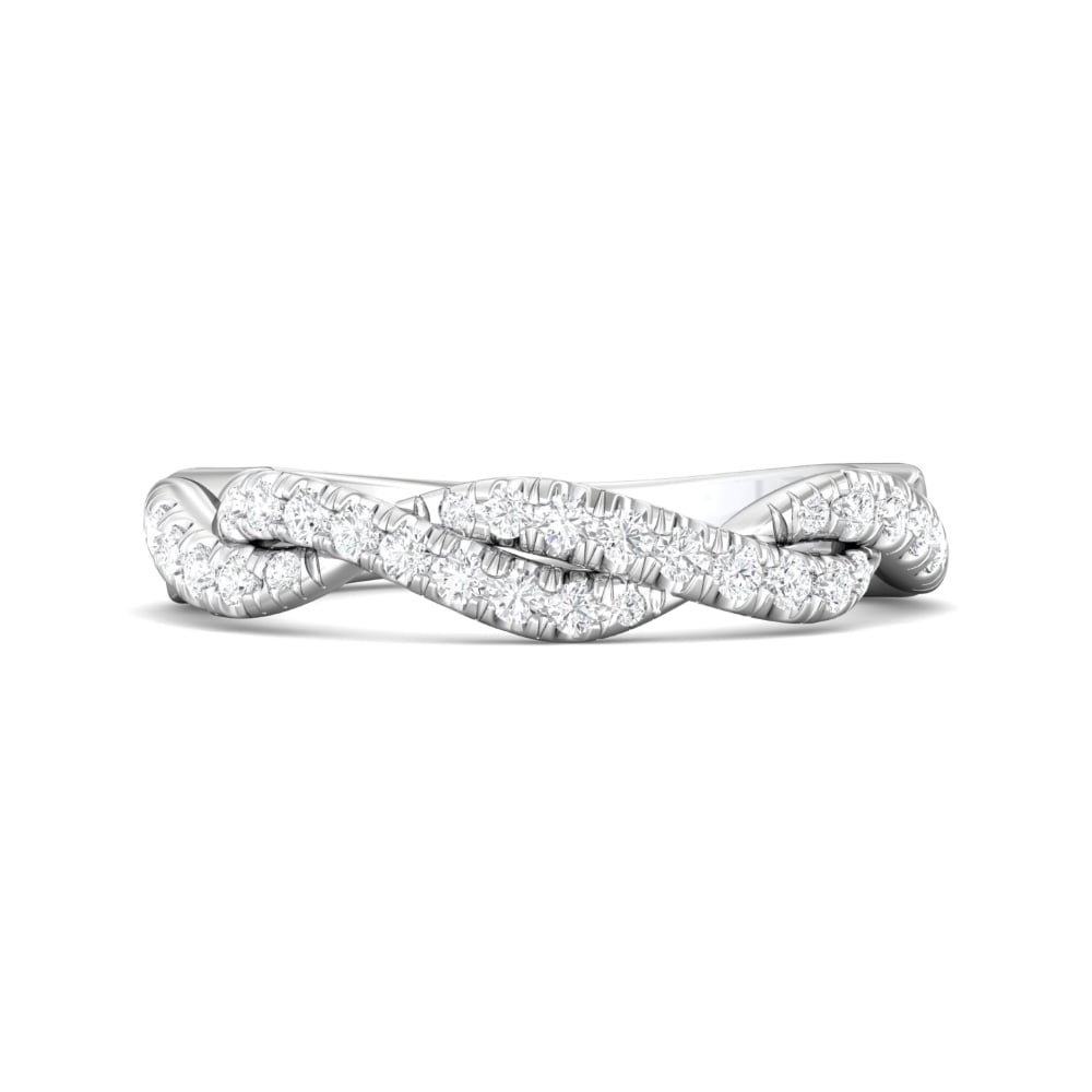 FlyerFit® Platinum Stackers Wedding Band