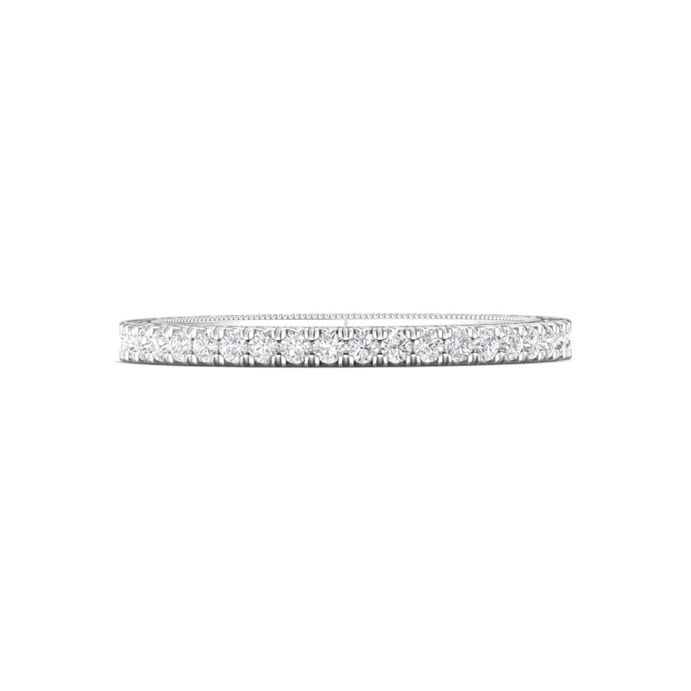 FlyerFit® Platinum Vintage Wedding Band